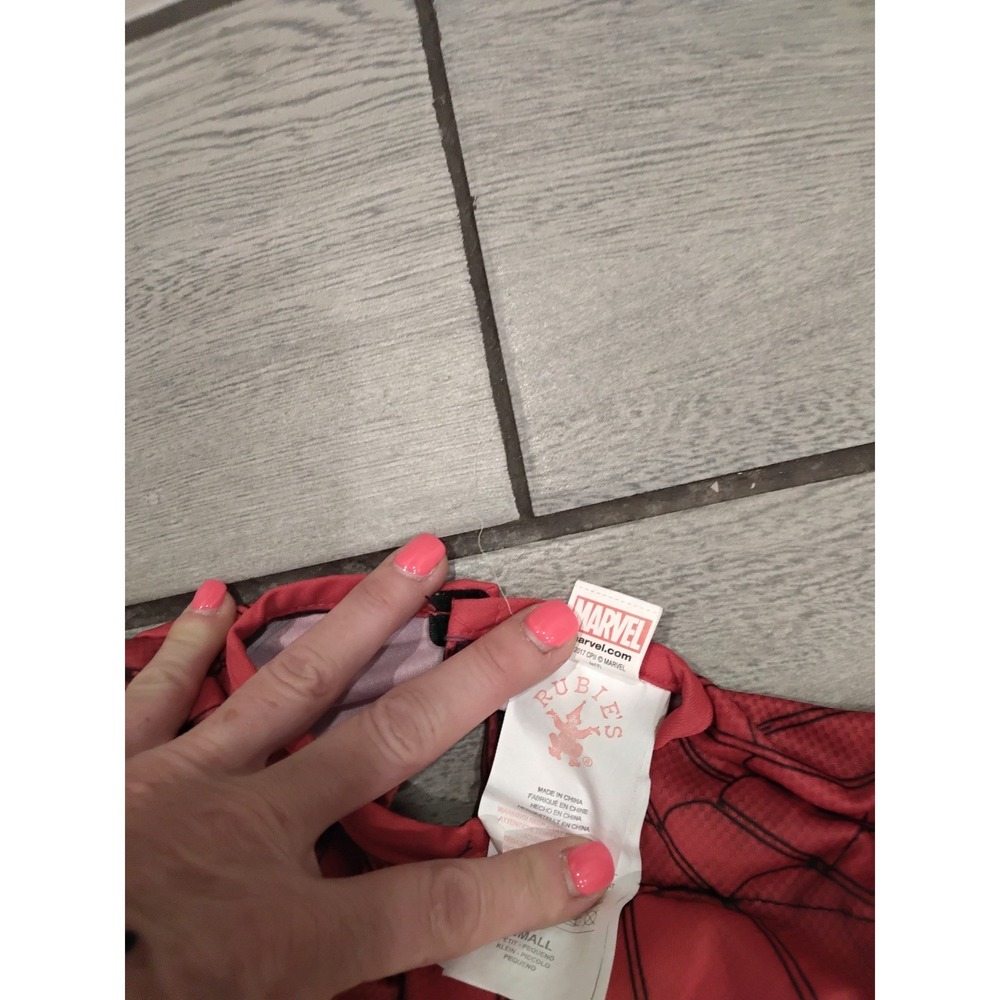 Marvel Spider-Man Far From Home Padded Muscle Costume Kids Small‎ Red Blue Suit - Picture 5 of 7